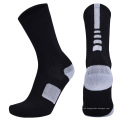 Fashion Basketball Crew Großhandel Logo Grip Schwarz Custom Sport Teen Tube Socken